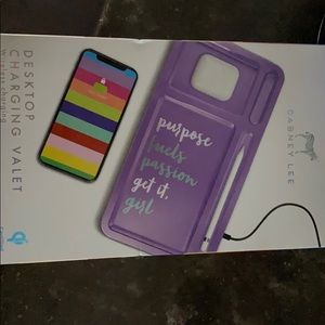 Purple Desktop charging valet